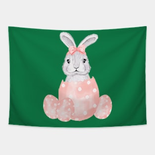 Bunny Cute Inside Egg Tapestry