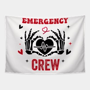 funny Emergency Department Valentines Day, Nursing Student Tapestry