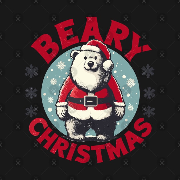 Funny Beary Christmas by TomFrontierArt