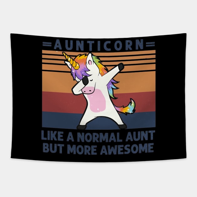 Aunticorn Like A Normal Aunt But More Awesome Tapestry by tzolotov