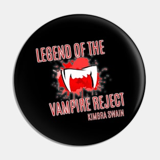 Legend of the Vampire Reject Logo Shirt Pin