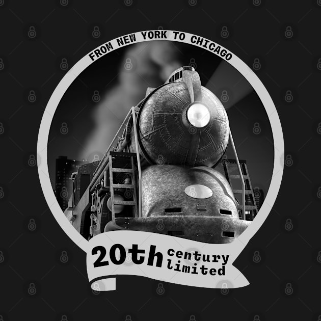 20th Century Limited Train by Souls.Print