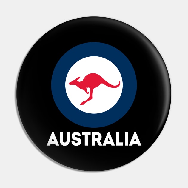 Australia RAAF Military Roundel, Royal Australian Air Force. Roundel