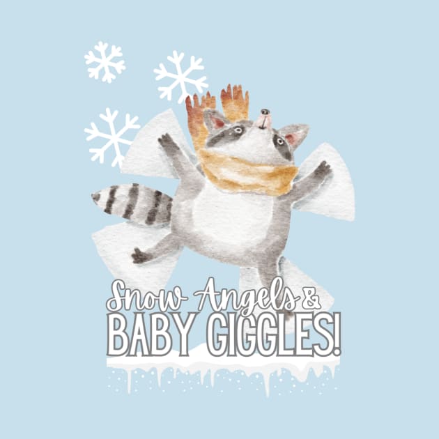 Snow Angels and Baby Giggles New Baby Graphic by missdebi27