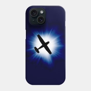 Cessna 172 - Single-Engine Piston General Aviation Airplane — Sun Glare Phone Case