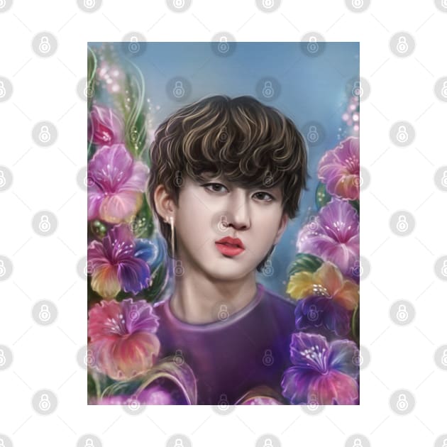 Flower boy Changbin , Skz by noirglare