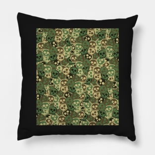 Camouflage Skullz Pillow