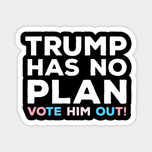 Trump Has No Plan Transgender Edition Magnet