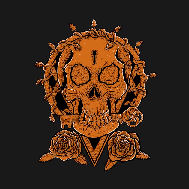 Rose Skull by polkamdesign