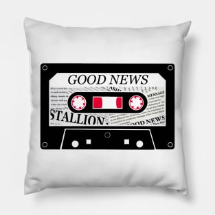 Good News Cassette Tape Pillow