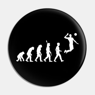 Evolution of volleyball Pin