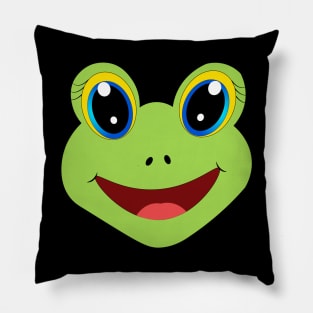 Cute Frog Animal Face Pillow