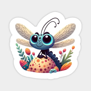 Cute Dragonfly Magnet