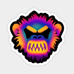 Scary Monkey Halloween Spooky Fun Magnet