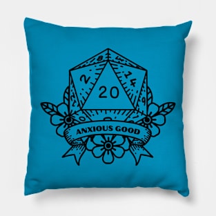 Anxious Good DND Alignment Pillow