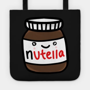 Cute jar of Nutella sticker design Tote