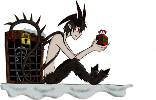 Krampus gift to you Magnet