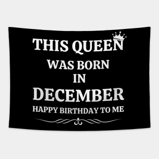 Birthday Gifts for Women December Women Queens Was Born in December Tapestry