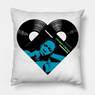 Coltrane Jazz Vinyl Love Pillow