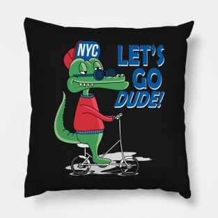 New York Gator Pillow