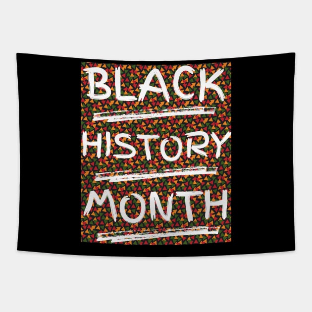 Black History Month Painted Letters. Tapestry by jackofdreams22