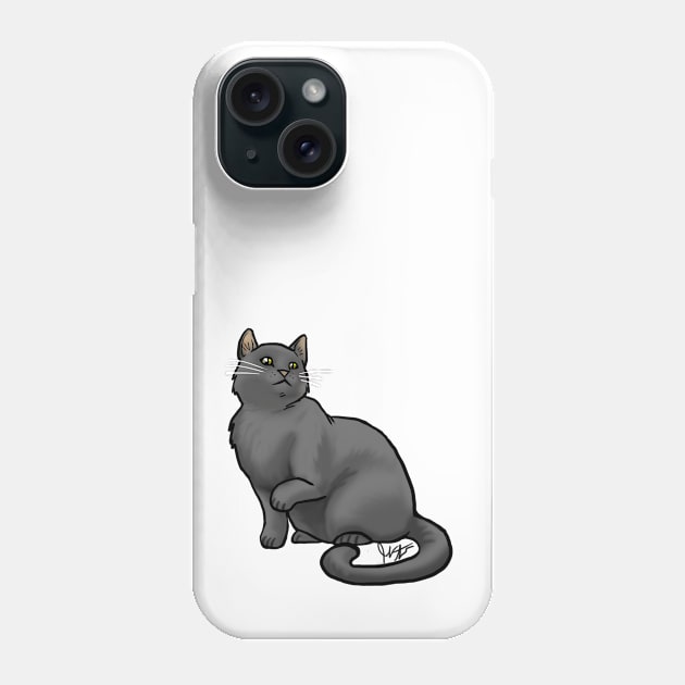 Cat - European Shorthair - Black Phone Case by Jen's Dogs Custom Gifts and Designs