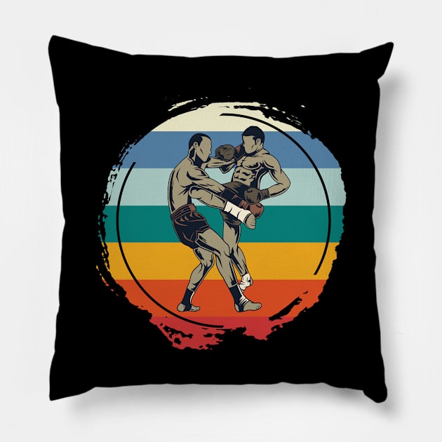 Thai Kick Boxing Fighter Gift Muay Thai Pillow by shirtsyoulike