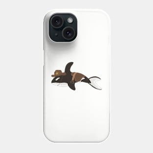 Cowboy killer whale Phone Case