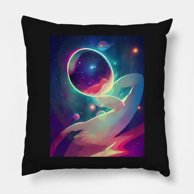 Parallel universe Pillow by ComicsFactory