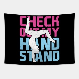 Check out my handstand Gymnast Tapestry