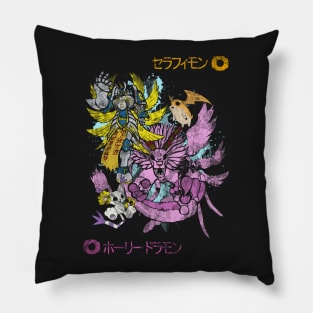 The seraph and the holy dragon Pillow