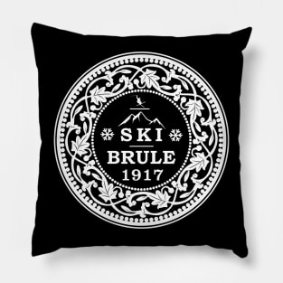 Ski Brule Coin Pillow