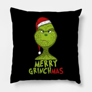 Merry Grinchmas Pillow