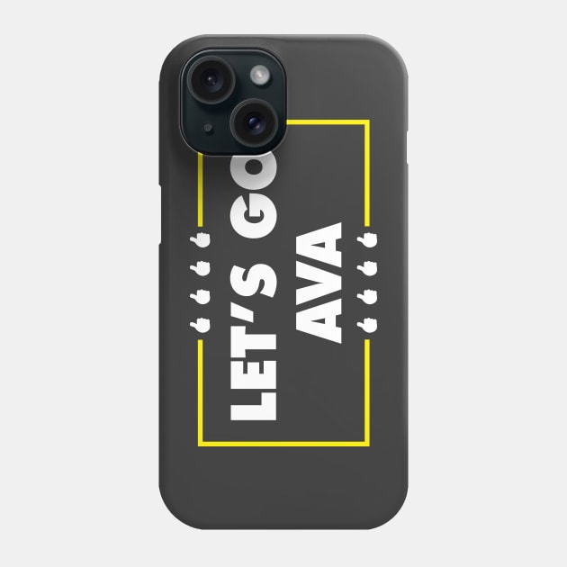 Let's Go Ava Phone Case by Wiech Trash