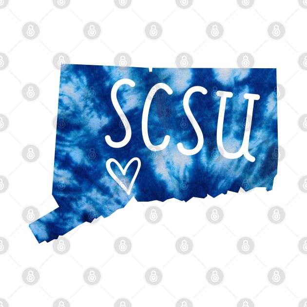Tie Dye Southern Connecticut State University by aterkaderk