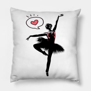 Ballerina Love Pillow