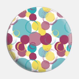 Colorful Circle Seamless Pattern 038#002 Pin