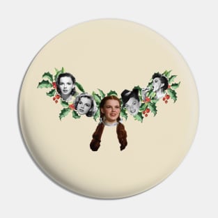 Judy Garland Christmas Pin