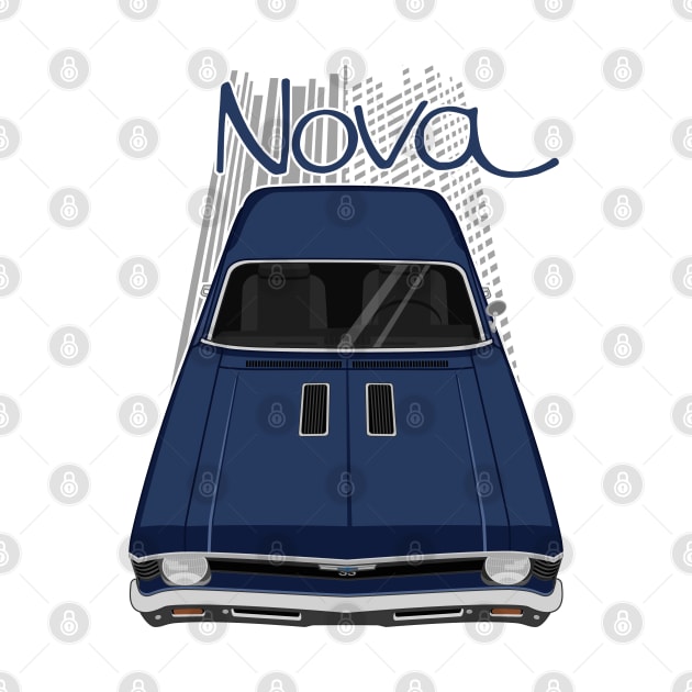 Chevrolet Nova 1969 - 1972 - dark blue by V8social