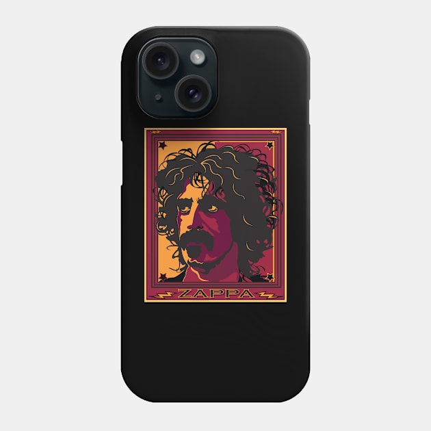 FRANK ZAPPA AMERICAN MUSICIAN COMPOSER SONGWRITER Phone Case by Larry Butterworth