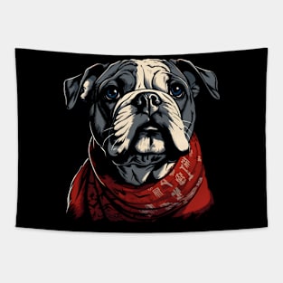 Fancy Bulldog Tapestry