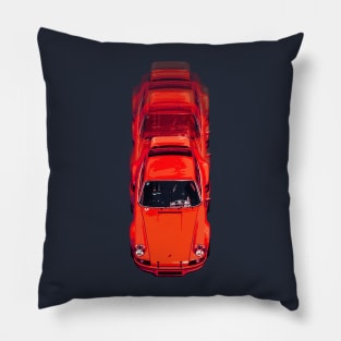 Porsche Red SPEEEED Pillow