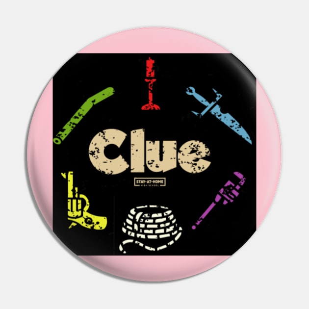 Clue Movie T-Shirt Pin by KicKs77