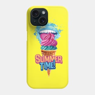 Summer Time Ice Cream Watercolour Phone Case