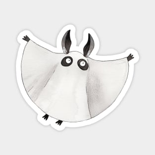 Halloween bat cute ghost Magnet