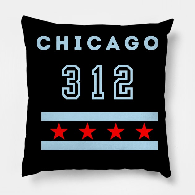 Chicago 312 Pillow by Plus Size in Chicago