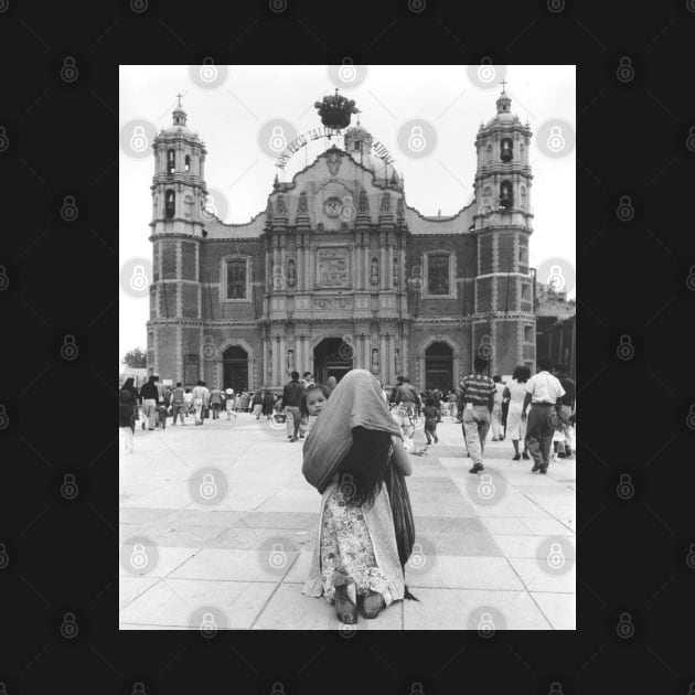 Woman Praying in front of Our Lady of Guadalupe by In Memory of Jerry Frank