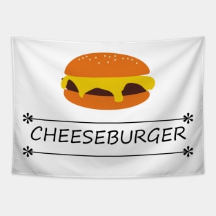 Cheeseburger burger fast food Tapestry