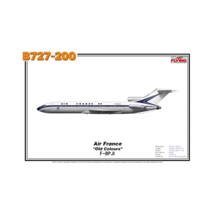 Boeing B727-200 - Air France "Old Colours" (Art Print) T-Shirt