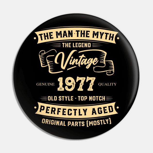 The Legend Vintage 1977 Perfectly Aged Pin by Hsieh Claretta Art